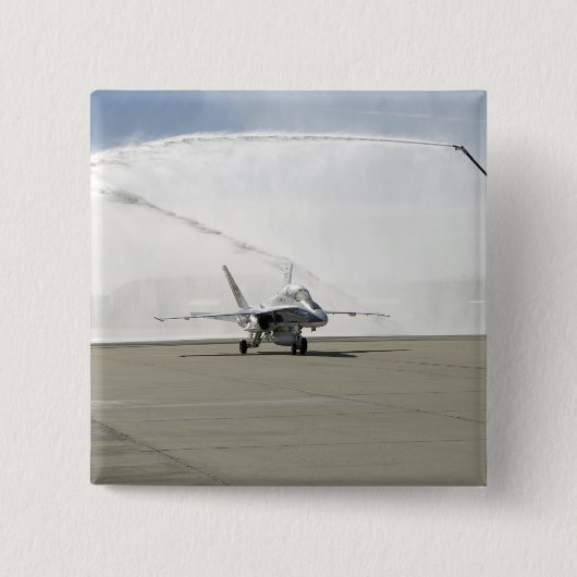 F-18航空機 缶バッジ (正面)