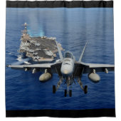 f-18離陸 シャワーカーテン (正面)