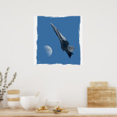 F-18 y luna ポスター (キッチン)