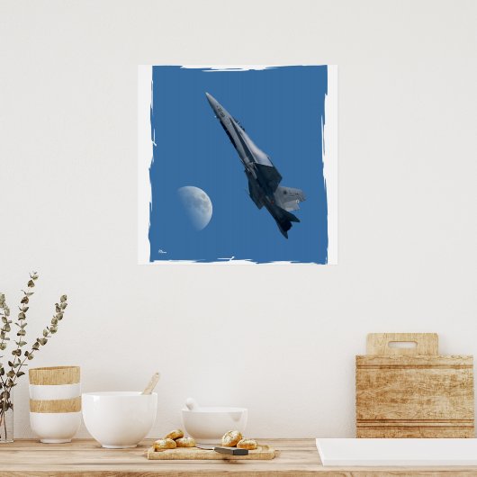 F-18 y luna ポスター (キッチン)