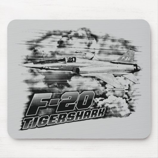 F-20チガーシャーク マウスパッド (正面)