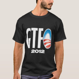 F#@& 2012年を-反オバマ出して下さい Tシャツ