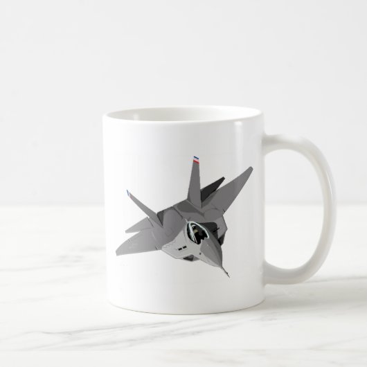 F 22の猛禽 コーヒーマグカップ (右)