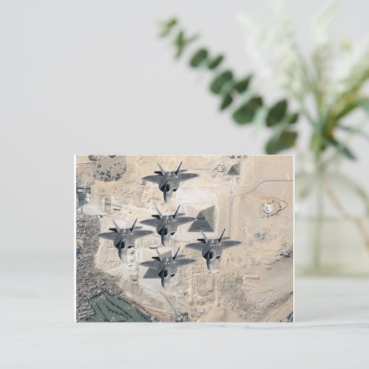 F-22の艦隊 ポストカード (スタンド正面)