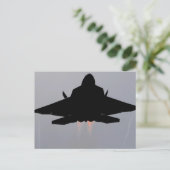 F-22ステルス戦闘機 ポストカード (スタンド正面)