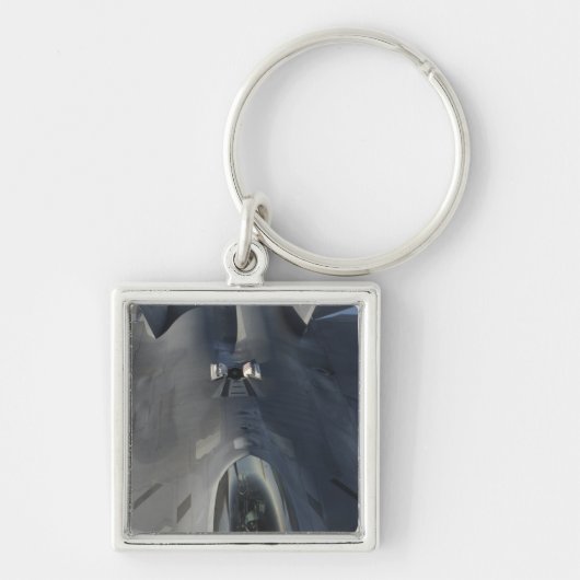 F-22ラプターがfを受け取る位置に移動する キーホルダー (正面)