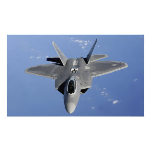 F-22ラプターがfを受け取る位置に移動する フォトプリント