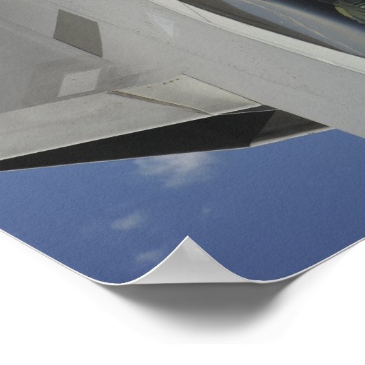 F-22ラプターがfを受け取る位置に移動する ポスター (角)