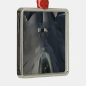 F-22ラプターがfを受け取る位置に移動する メタルオーナメント (右)