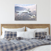 F-22ラプターは、KC-135から燃料を受ける キャンバスプリント (インサイチュ (寝室))