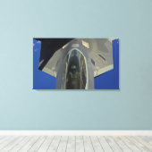 F-22ラプターは、KC-135から燃料を受ける キャンバスプリント (インサイチュ (ウッドフロア))