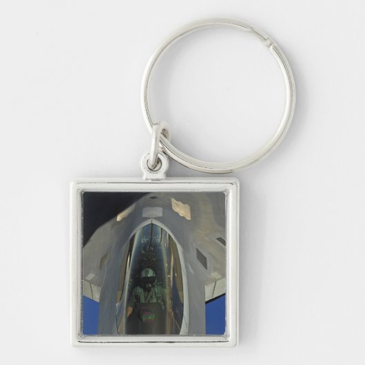 F-22ラプターは、KC-135から燃料を受ける キーホルダー (正面)