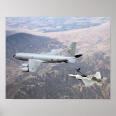 F-22ラプターは、KC-135から燃料を受ける ポスター (正面)