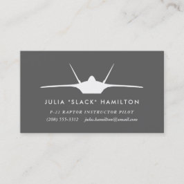 F-22ラプターパイロット 名刺