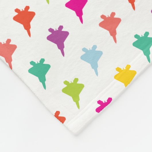 F-22ラプターファイタージェット名前をカスタムするベビーブランケット フリースブランケット (角)