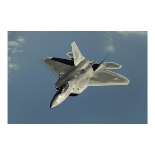 F-22ラプターファイタージェット フォトプリント            (正面)
