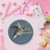 F-22ラプター戦闘機 ペーパープレート (パーティー)