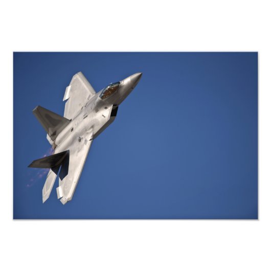 F-22ラプター機 フォトプリント (正面)