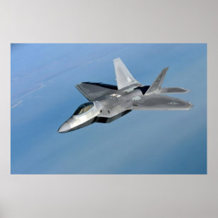 F-22ラプター航空機 ポスター