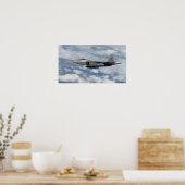 F-22ラプター航空機 ポスター (キッチン)