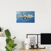 F-22ラプター航空機 ポスター (ホームオフィス)