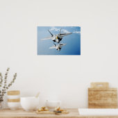 F-22ラプター航空機 ポスター (キッチン)