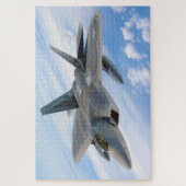F-22ラプター軍隊ジェット ジグソーパズル (縦)