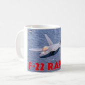 F-22ラプター コーヒーマグカップ (正面左)