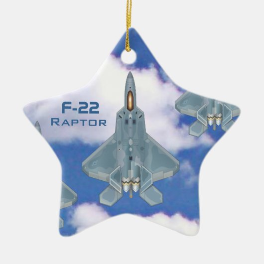F-22ラプター セラミックオーナメント (正面)