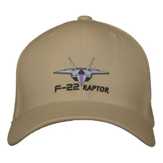 F-22ラプター 刺繍入りキャップ