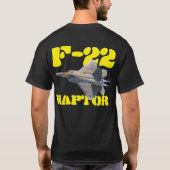 F-22ラプター Tシャツ (裏面)