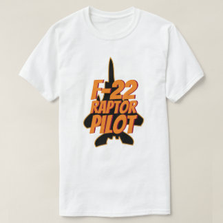 F-22猛禽のパイロットの軍のジェット戦闘機 Tシャツ