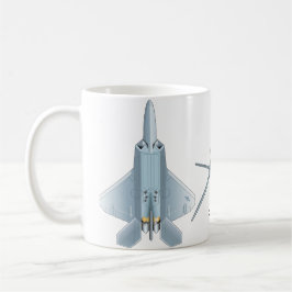 F-22猛禽のマグ コーヒーマグカップ