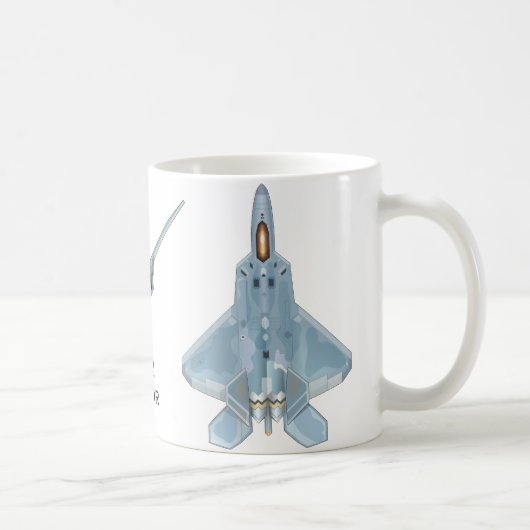 F-22猛禽のマグ コーヒーマグカップ (右)