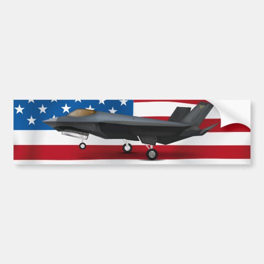 F-22 バンパーステッカー (正面)