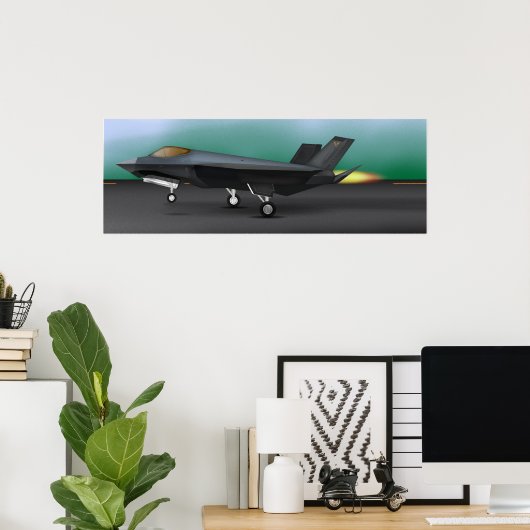 F-22 ポスター (ホームオフィス)