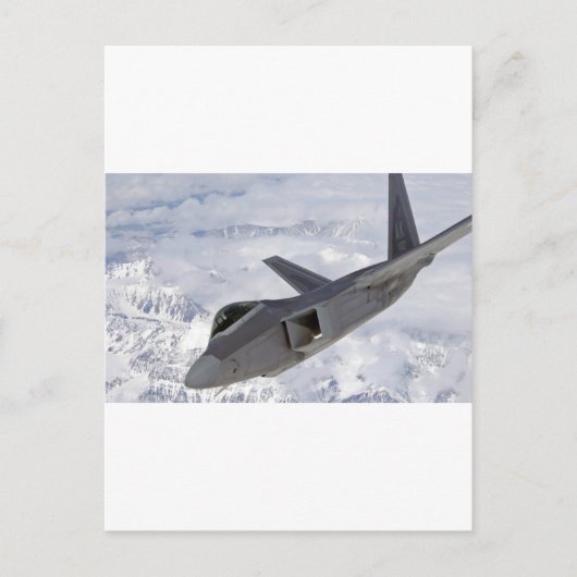 F-22 ラプター エルメンドルフ空軍基地 ポストカード (正面)