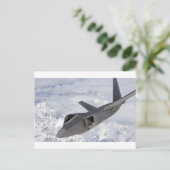 F-22 ラプター エルメンドルフ空軍基地 ポストカード (スタンド正面)