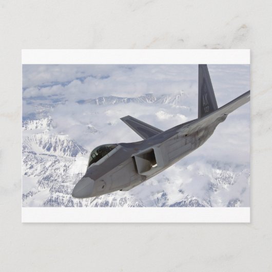 F-22 ラプター エルメンドルフ空軍基地 ポストカード (正面)