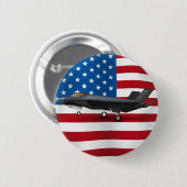 F-22 缶バッジ (正面&裏面)