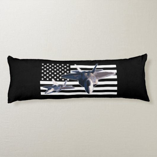 F-22 (黒い旗) ボディピロー (裏面)