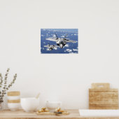 F-22 Raptorステルスポスター ポスター (キッチン)