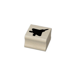 F-22 Raptorファイタージェットトップビューウッドスタンプ ラバースタンプ