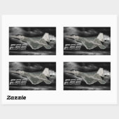 F-22 RAPTOR長方形ステッカー 長方形シール (シート)