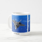 F-22 Raptor コーヒーマグカップ (正面左)