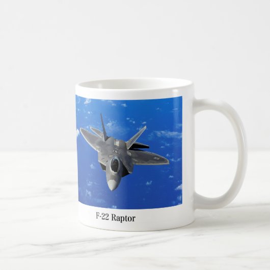 F-22 Raptor コーヒーマグカップ (右)