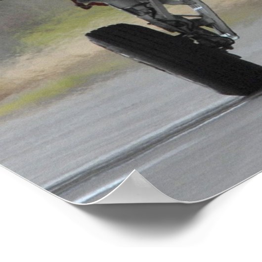 F-22 Raptor Aircraft ポスター (角)