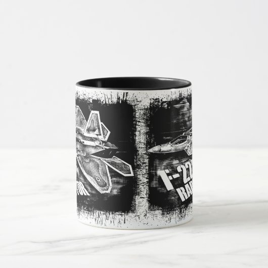 F-22 RAPTOR NULL マグカップ (中央)