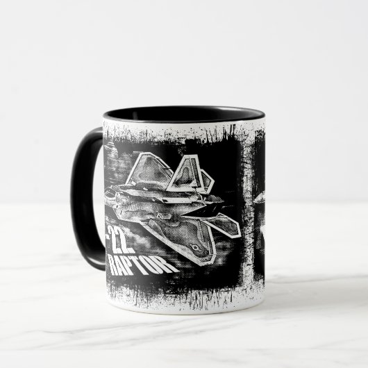 F-22 RAPTOR NULL マグカップ (正面左)