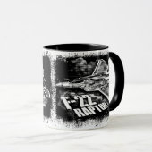 F-22 RAPTOR NULL マグカップ (正面右)